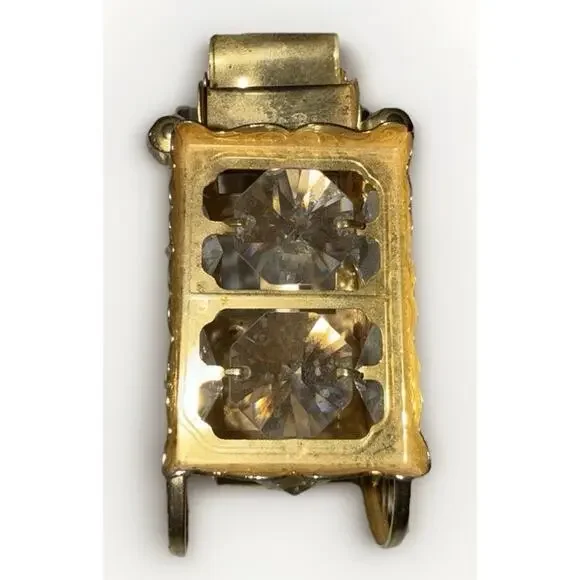 Swarovski Crystal Memories Journeys Gold Mini Carriage Vintage 2” - Picture 3 of 3